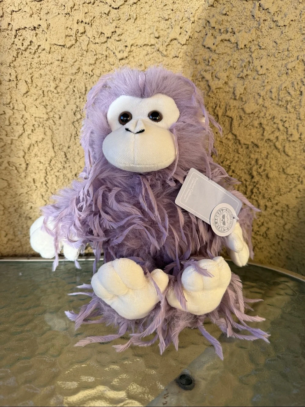 Beverly Hills Teddy Bear Feathers - Lilac Monkey 10”(Feathers Collection)